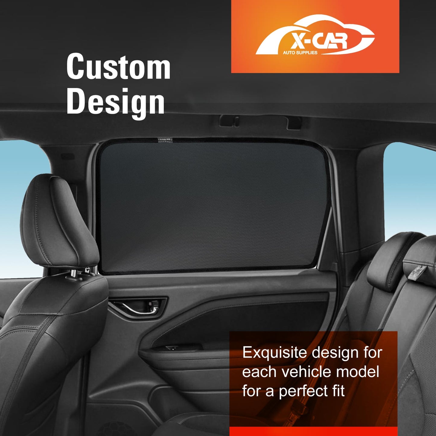 Rear Window Sun Shades for Subaru Forester 6th Gen 2025-Onwards Car UV Protection Custom Car Sunshade Blind Mesh