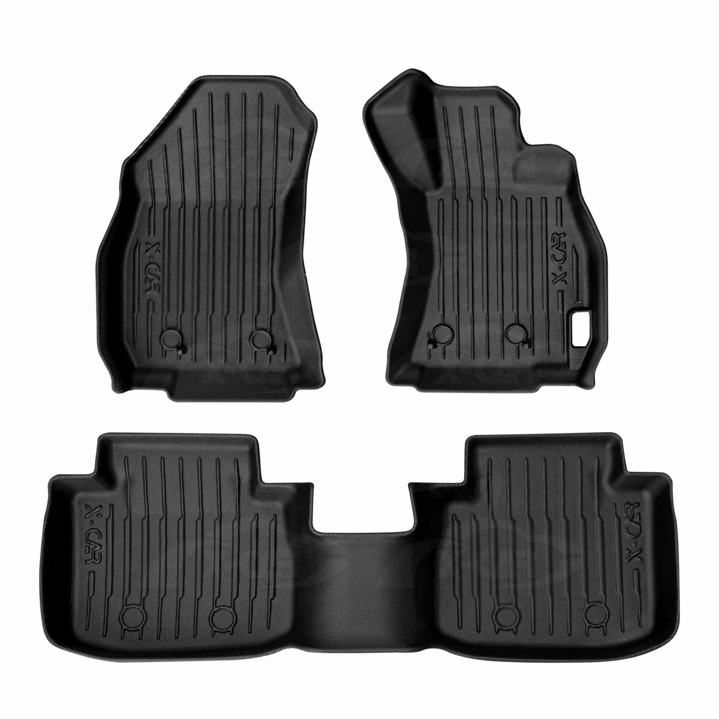 3D Floor Mats for Subaru Outback 2015-2020 Heavy Duty All Weather Car Mats Carpet Liner Set