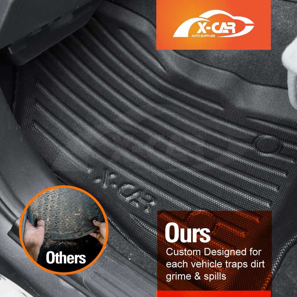 3D Floor Mats for Subaru Outback 7th Gen 2025-Onwards Heavy Duty All Weather Car Waterproof Interior Protection Liner Set
