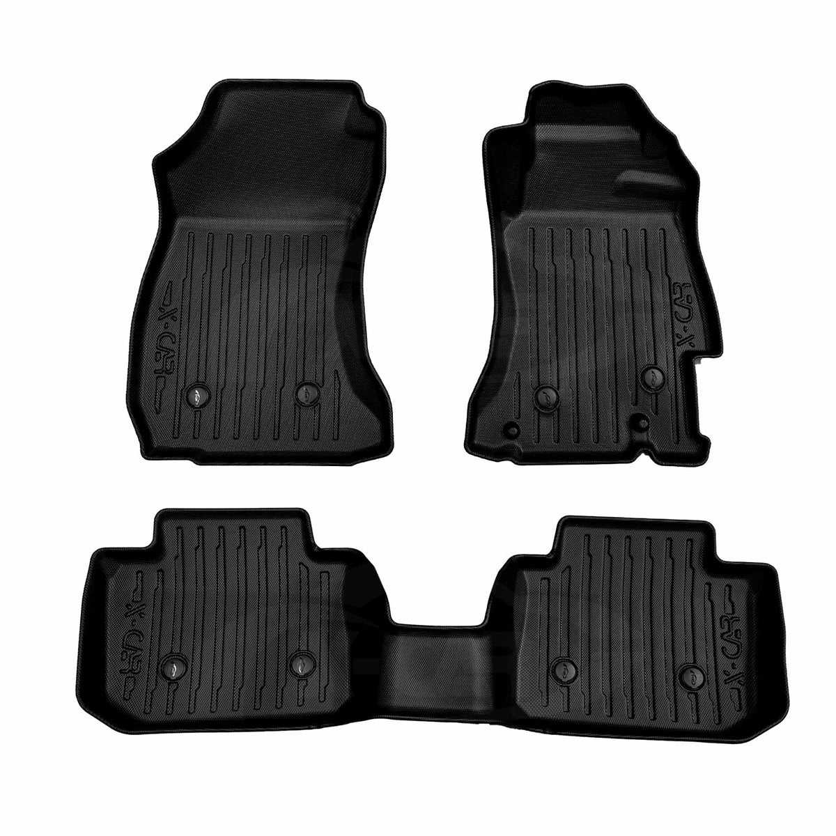 3D Floor Mats for Subaru WRX VA Series Sedan 2014-2021 Heavy Duty All Weather Car Waterproof Interior Protection Liner Set