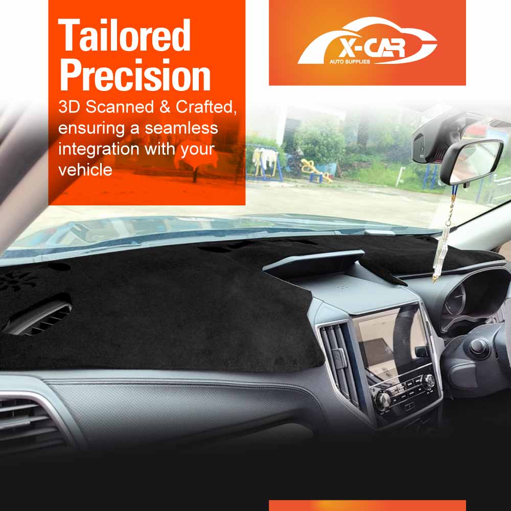 Dash Mat for Subaru XV SUV 2017-2022 Non-Slip Microfiber Dashboard Pad Interior Accessories