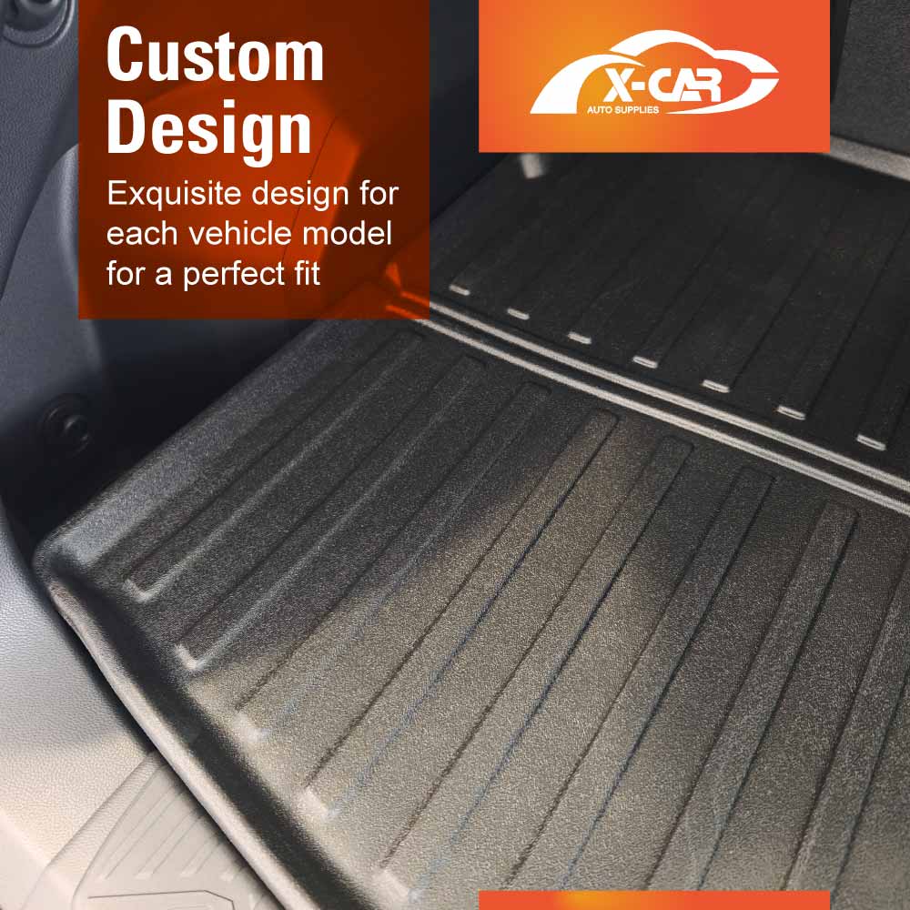 Floor Mats Boot Liner Set for Subaru Crosstrek 2023-Onwards Heavy Duty All Weather Car Trunk Cargo Kick Back Seat Cover