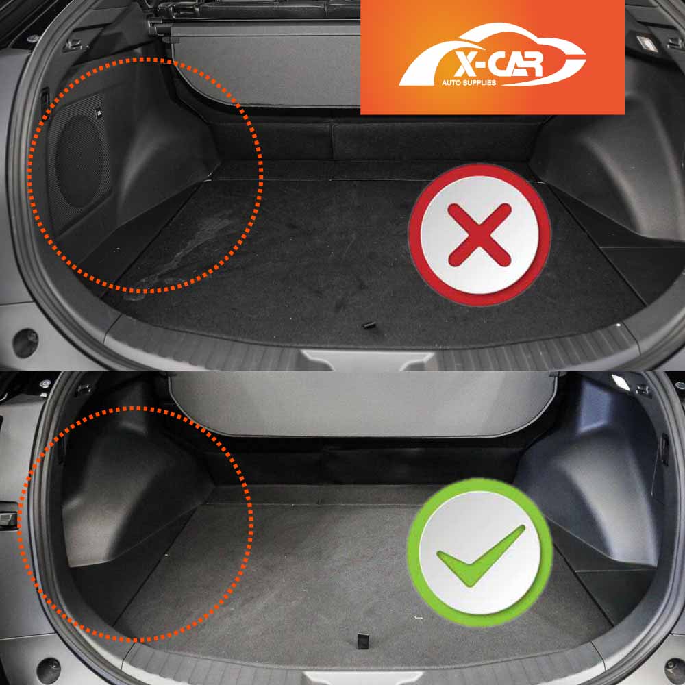 Floor Mats Boot Liner Set for Toyota bZ4X Auto 2WD 2023-Onwards Heavy Duty All Weather Car Trunk Cargo Kick Back Seat Cover