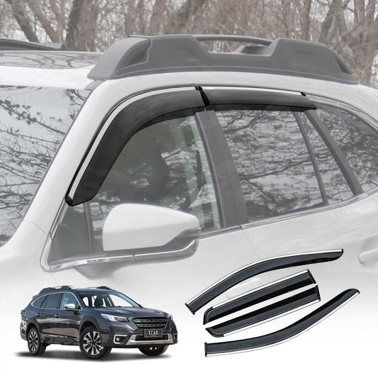 Weathershields for Subaru 6th GEN Outback 2020-2025 Car Weather Shields Wind Deflectors Window Sun Visor 4 Pcs