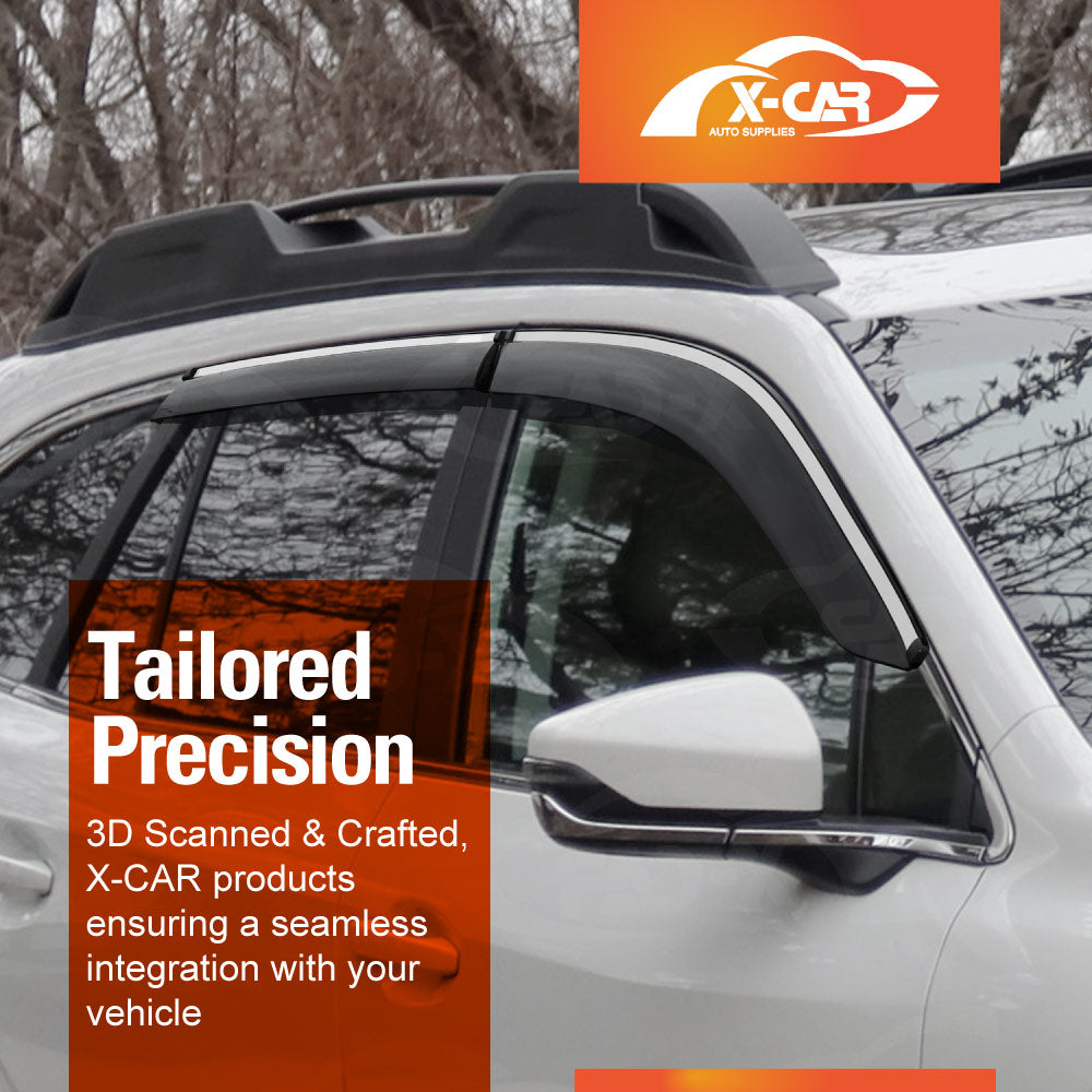 Weathershields for Subaru 6th GEN Outback 2020-2025 Car Weather Shields Wind Deflectors Window Sun Visor 4 Pcs