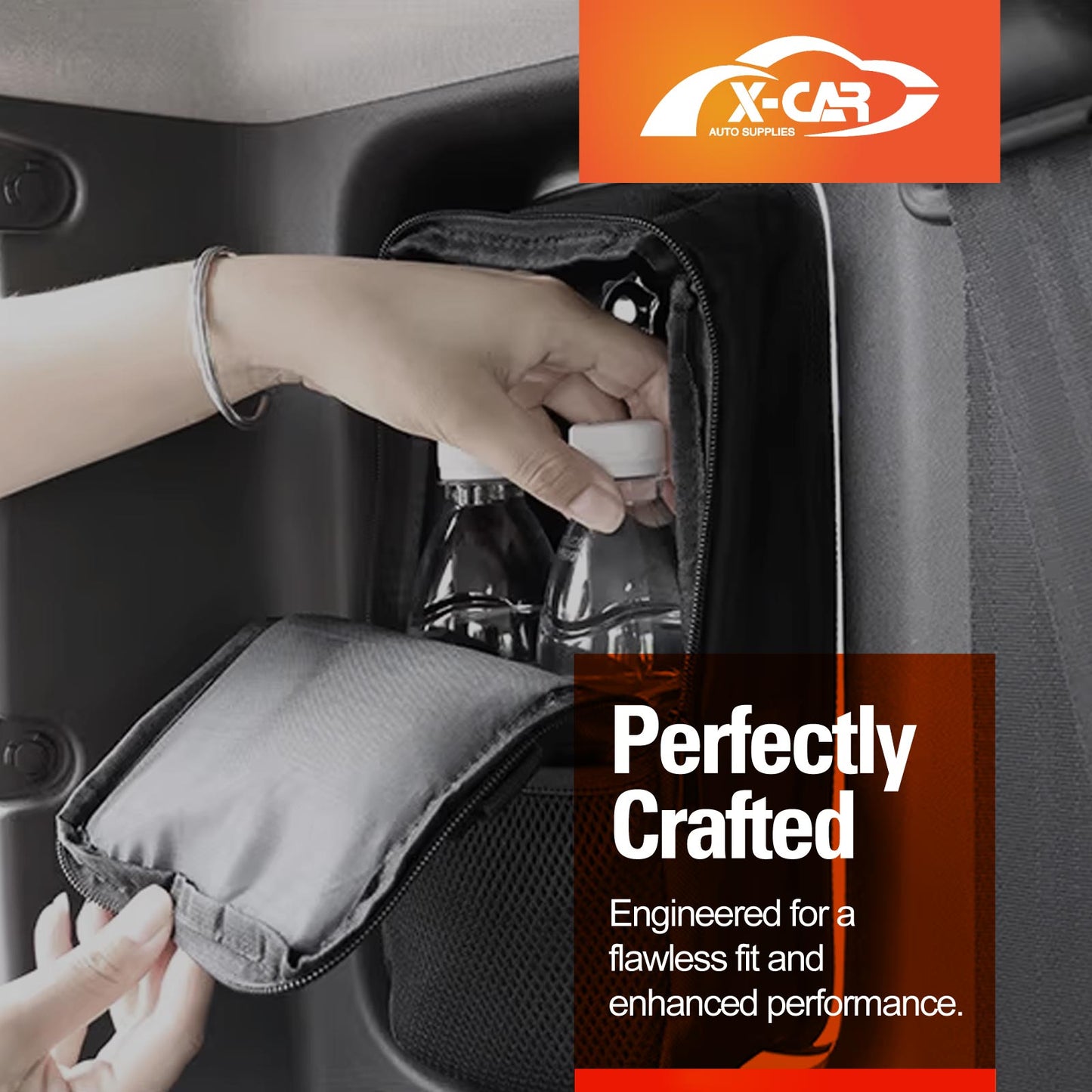 Port Window Hanging Storage Bags for Suzuki Jimny XL 5-Door 2023-Onwards Car Trunk Boot Side Organizer Car Accessories Set of 2