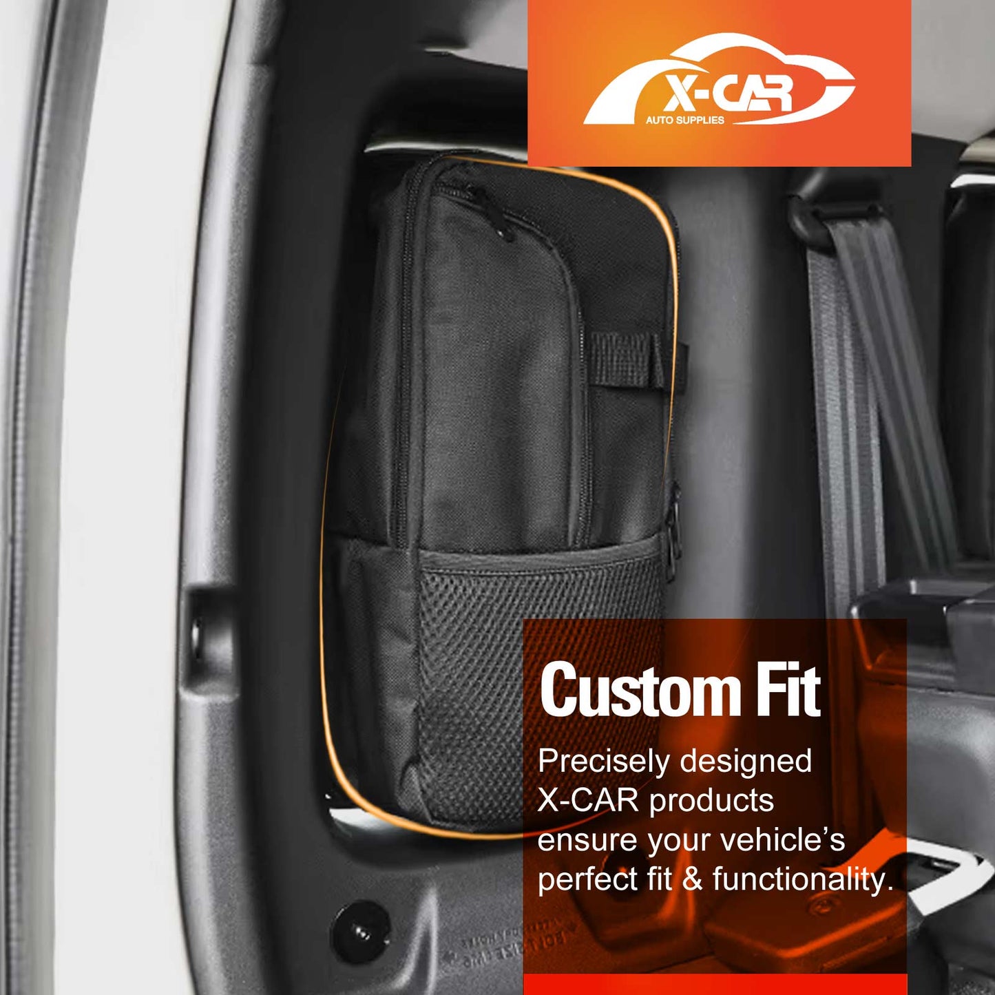 Port Window Hanging Storage Bags for Suzuki Jimny XL 5-Door 2023-Onwards Car Trunk Boot Side Organizer Car Accessories Set of 2