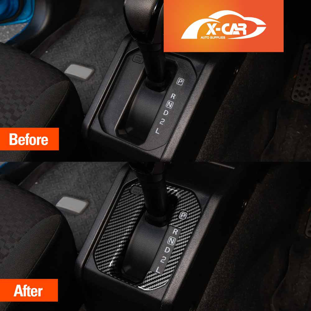 Gear Shift Frame Trim for Suzuki Jimny Auto 2018-Onwards Carbon Fiber Style Center Console Cover Protector