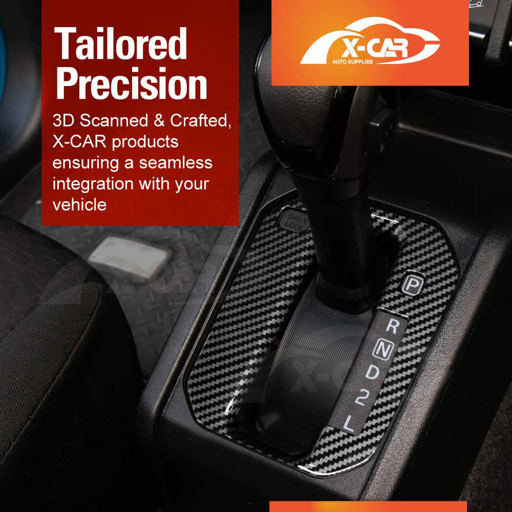 Gear Shift Frame Trim for Suzuki Jimny Auto 2018-Onwards Carbon Fiber Style Center Console Cover Protector