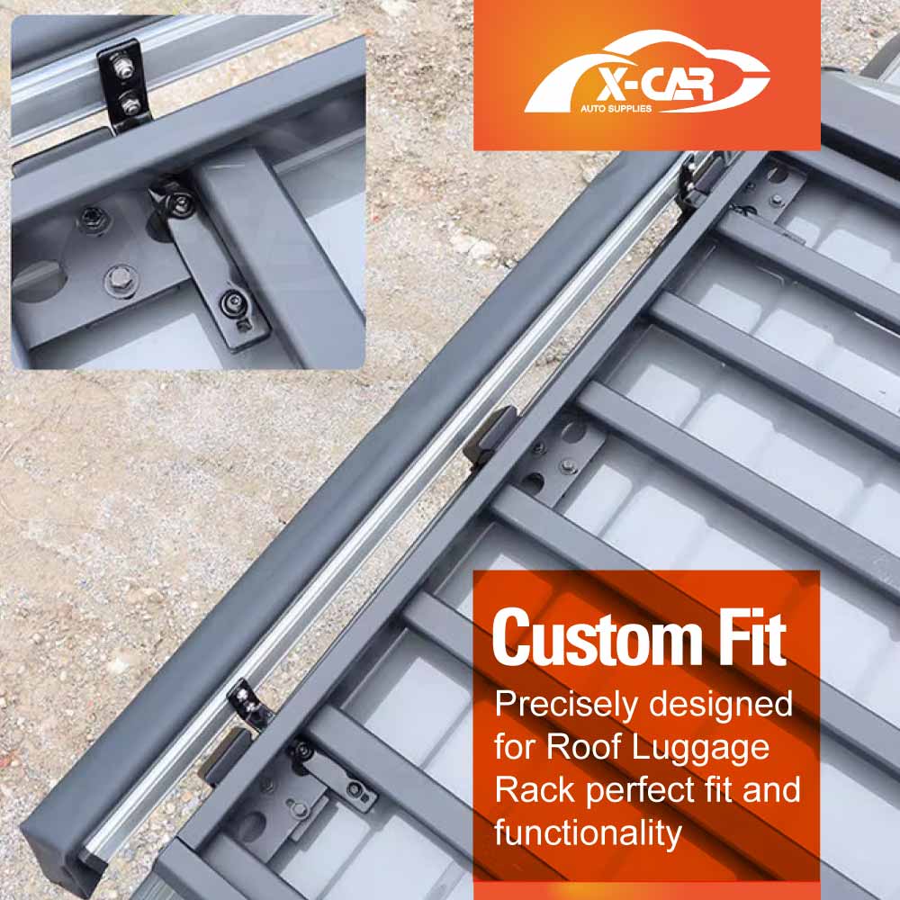 Roof Rack with Side Awning Set for Suzuki Jimny 3-Door 2018-Onwards Multi-Functional Expansion Platform 4WD Off-Road Acessories