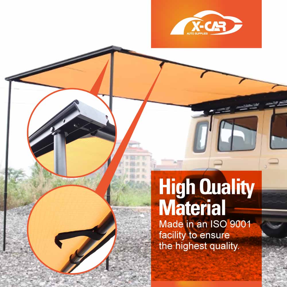 Roof Rack with Side Awning Set for Suzuki Jimny 3-Door 2018-Onwards Multi-Functional Expansion Platform 4WD Off-Road Acessories