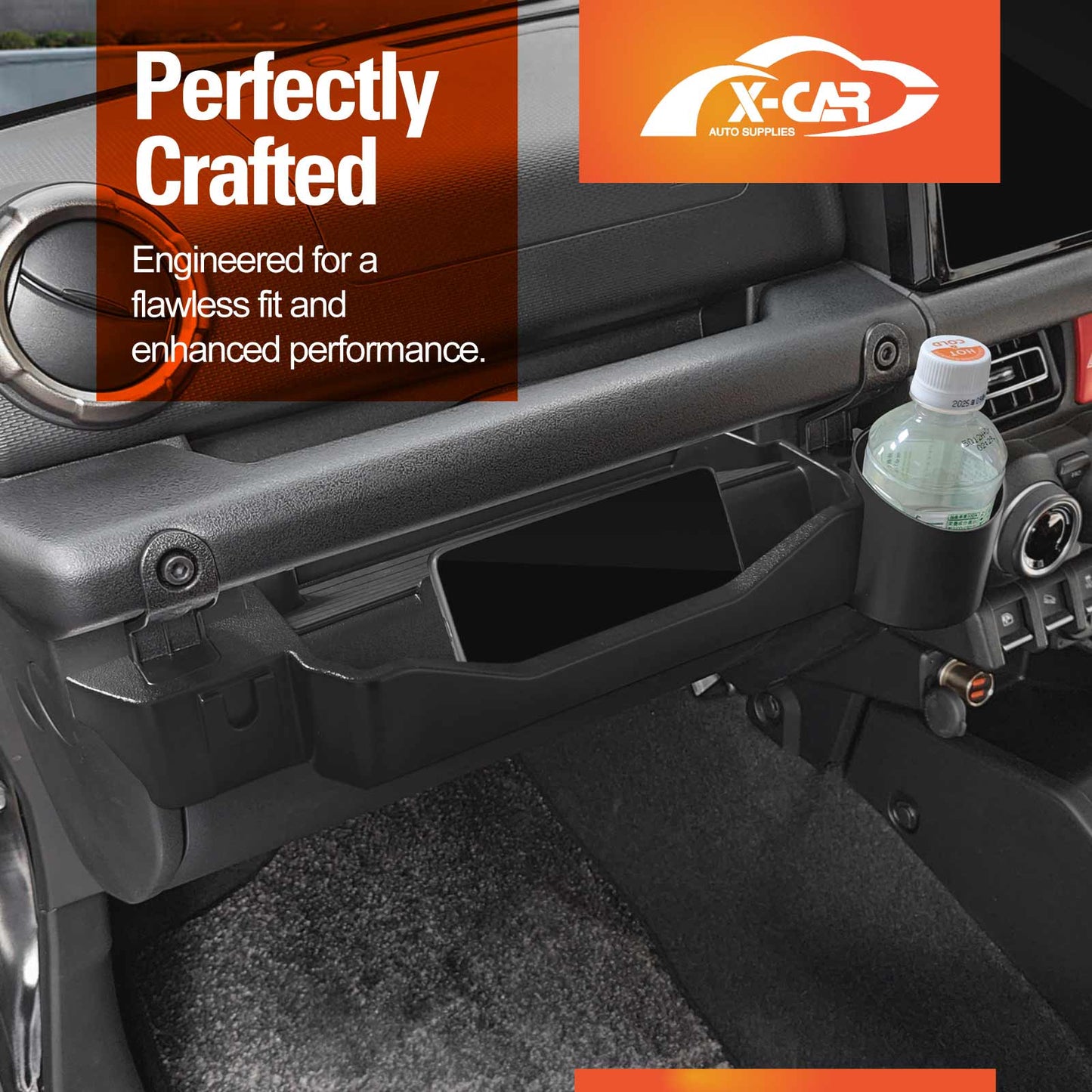 Dash Board Passenger Handle Storage Tray for Suzuki Jimny 2018-Onwards Mounted Cup Holder Organizer Accessories
