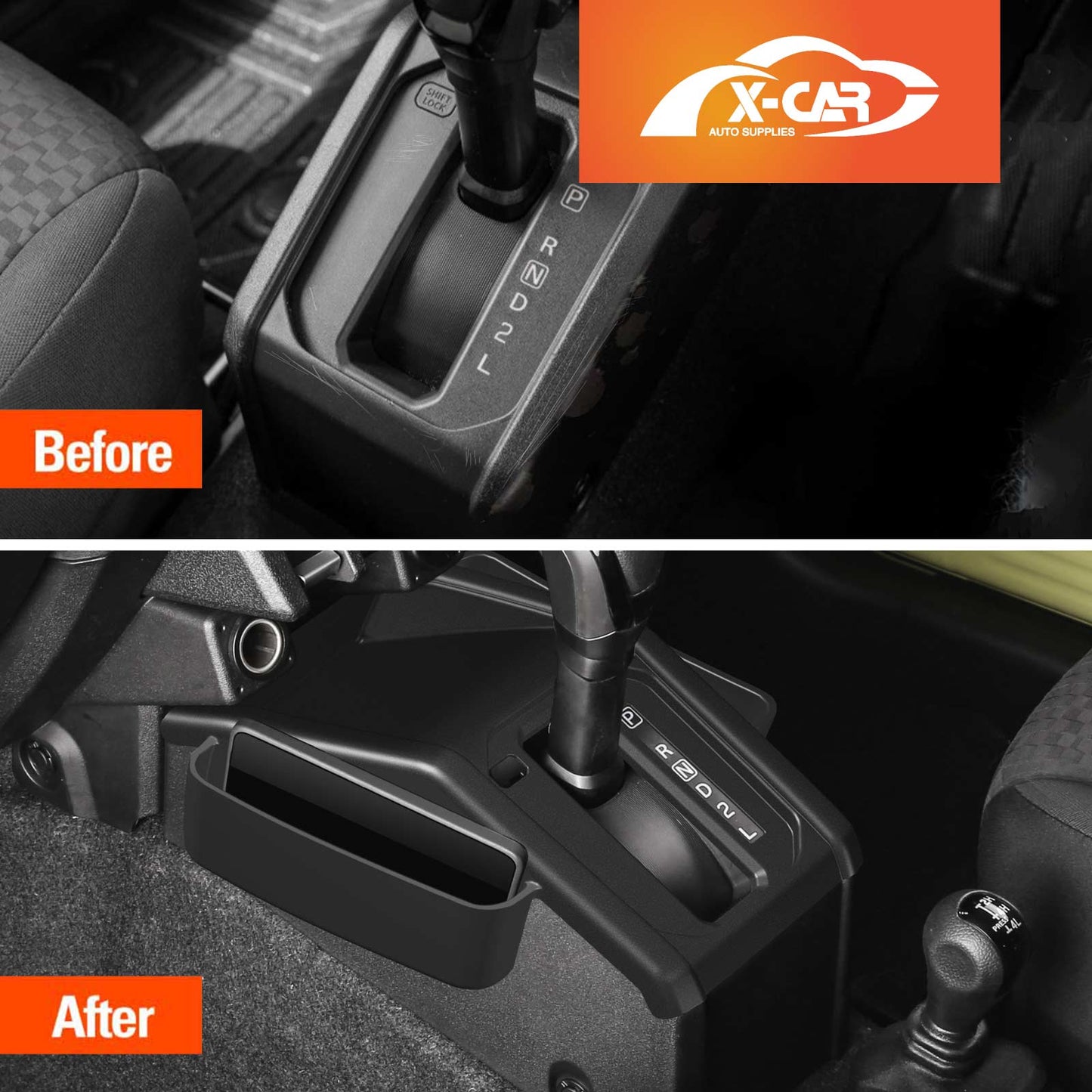 Gearbox Storage Tray for Suzuki Jimny Auto 2018-Onwards Center Console Non-Slip Silicone Cover Side Storage Box Interior Organizer Accessories