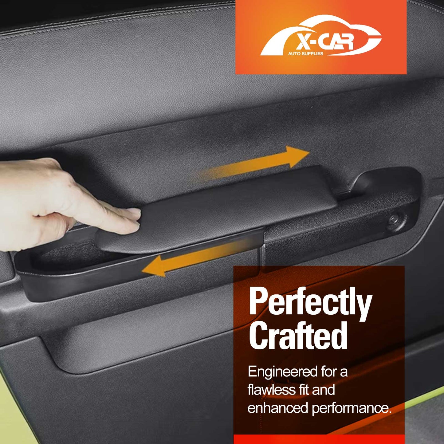 Car Door Armrest Pad Storage Box for Suzuki Jimny 2018-Onwards Door Handle Organizer Interior Accessories Set of 2