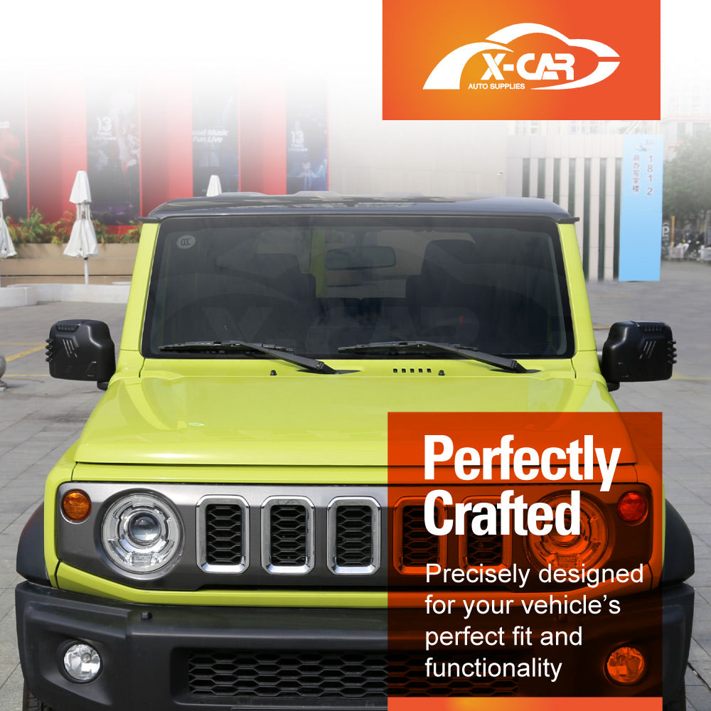Rear View Mirror Trim Covers for Suzuki Jimny 2018-Onwards Exterior Accessories Side Mirror Cap Matte Black Style