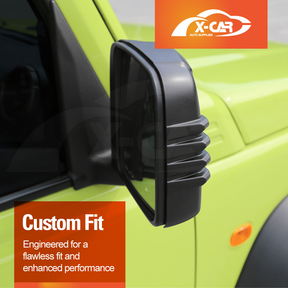 Rear View Mirror Trim Covers for Suzuki Jimny 2018-Onwards Exterior Accessories Side Mirror Cap Matte Black Style
