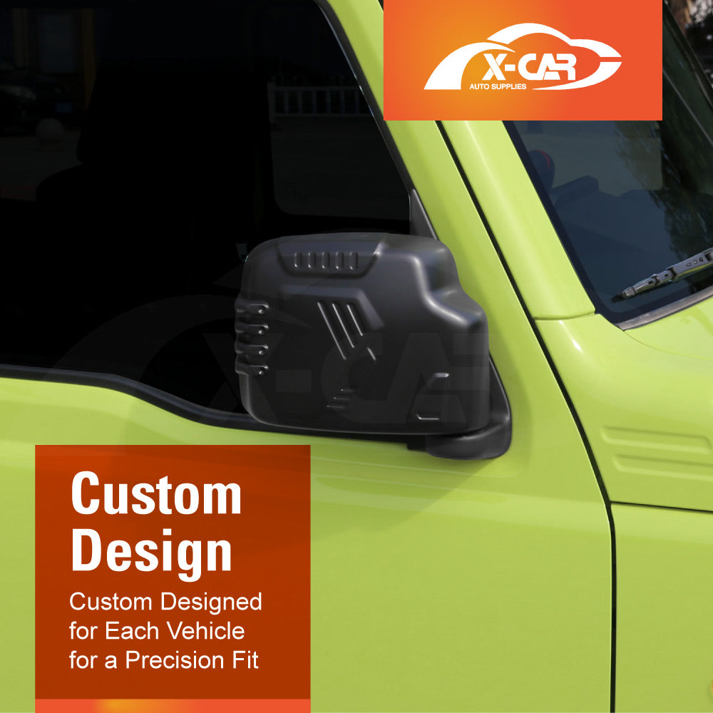 Rear View Mirror Trim Covers for Suzuki Jimny 2018-Onwards Exterior Accessories Side Mirror Cap Matte Black Style