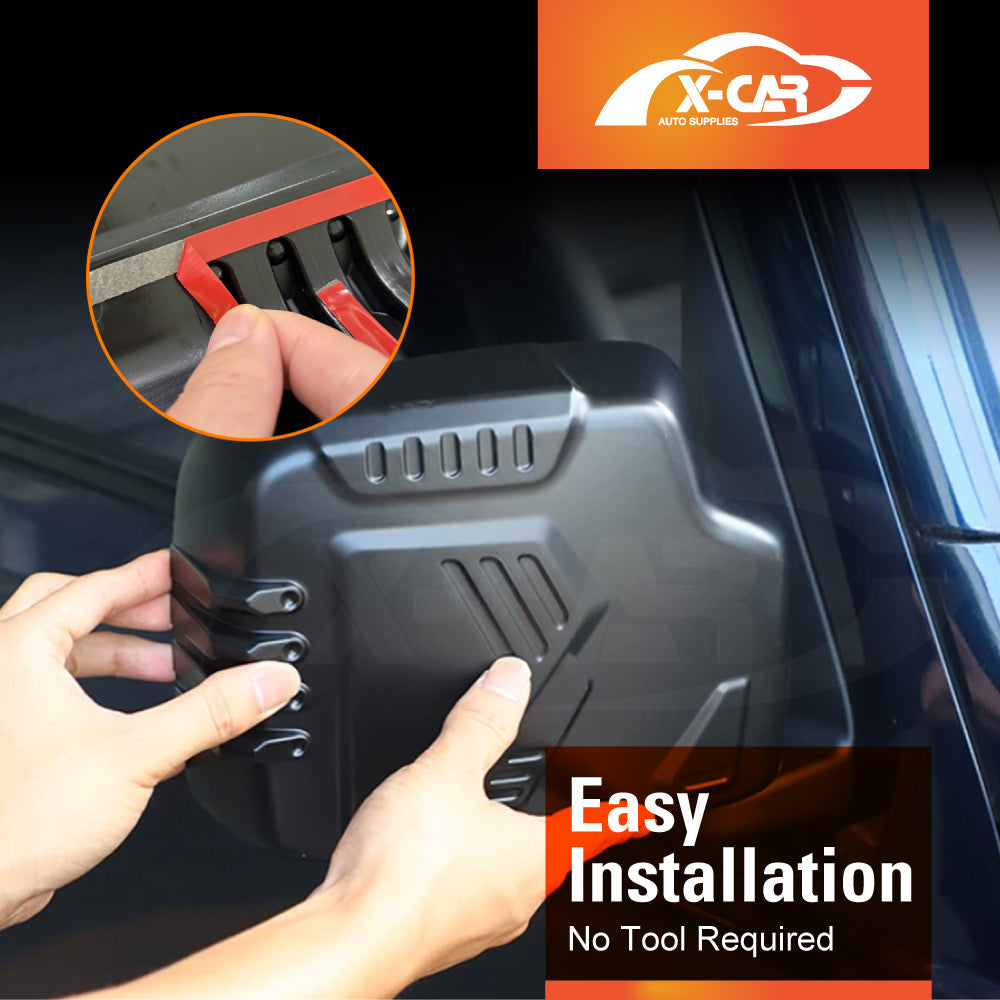 Rear View Mirror Trim Covers for Suzuki Jimny 2018-Onwards Exterior Accessories Side Mirror Cap Matte Black Style