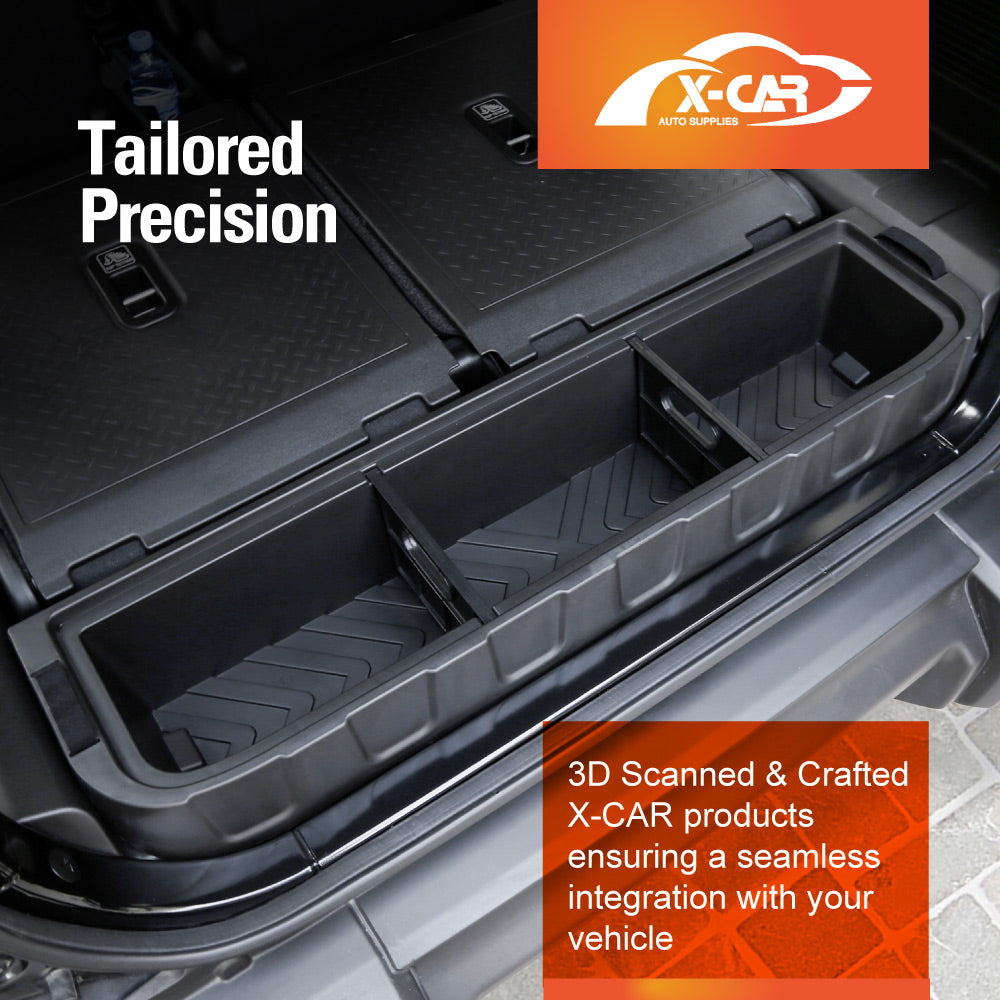 Rear Boot Storage Box Organiser for Suzuki Jimny 3-Door 2018-Onwards Cargo Trunk Storage Tray Toolbox Interior Accessories