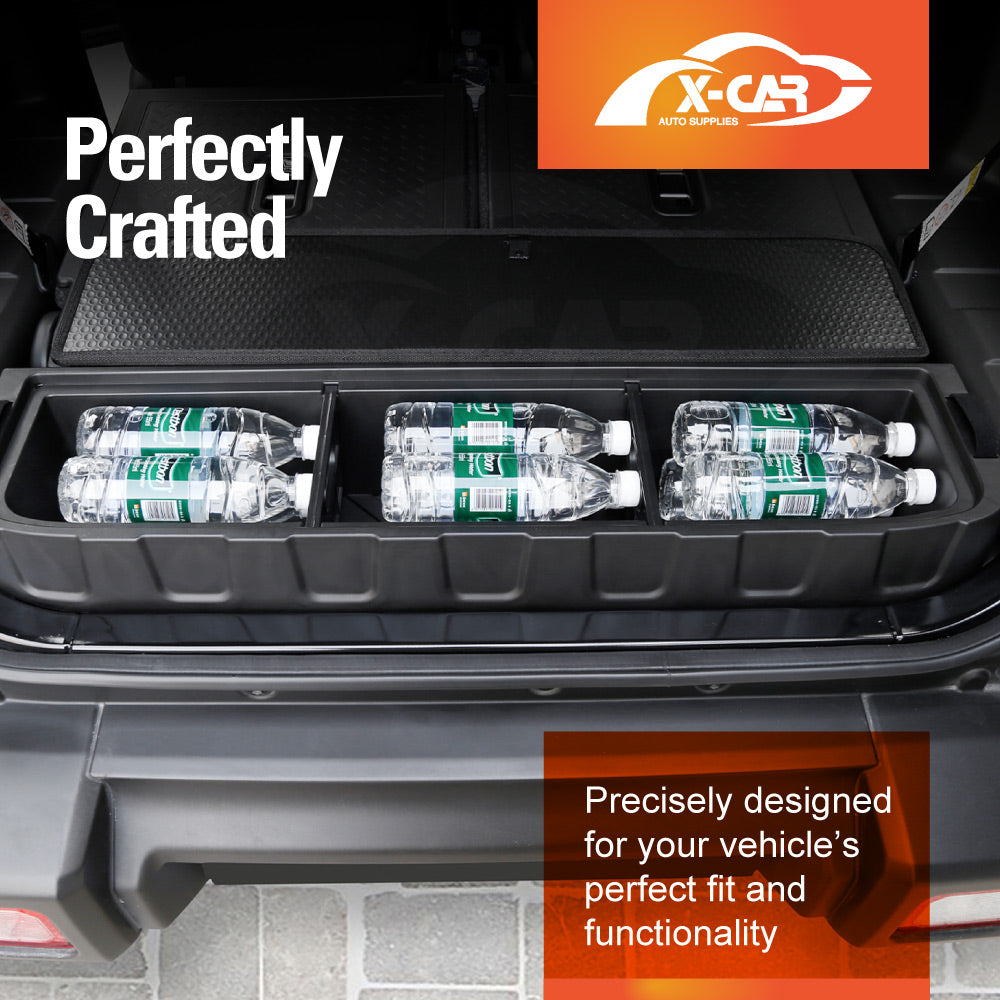 Rear Boot Storage Box Organiser for Suzuki Jimny 3-Door 2018-Onwards Cargo Trunk Storage Tray Toolbox Interior Accessories