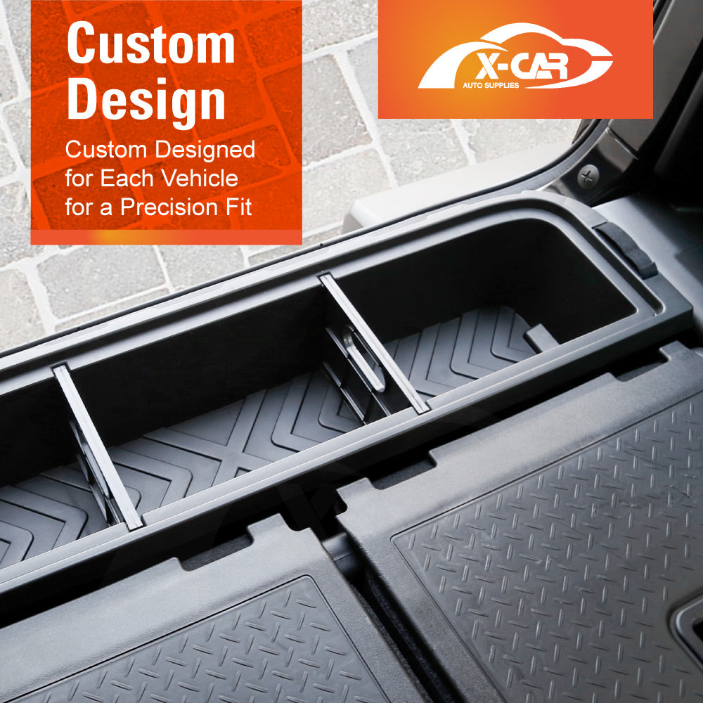 Rear Boot Storage Box Organiser for Suzuki Jimny 3-Door 2018-Onwards Cargo Trunk Storage Tray Toolbox Interior Accessories