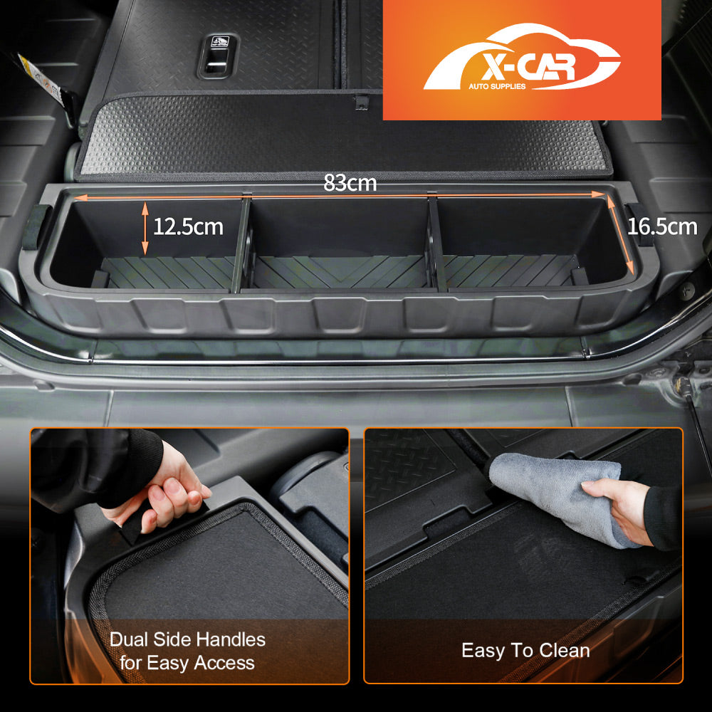 Rear Boot Storage Box Organiser for Suzuki Jimny 3-Door 2018-Onwards Cargo Trunk Storage Tray Toolbox Interior Accessories