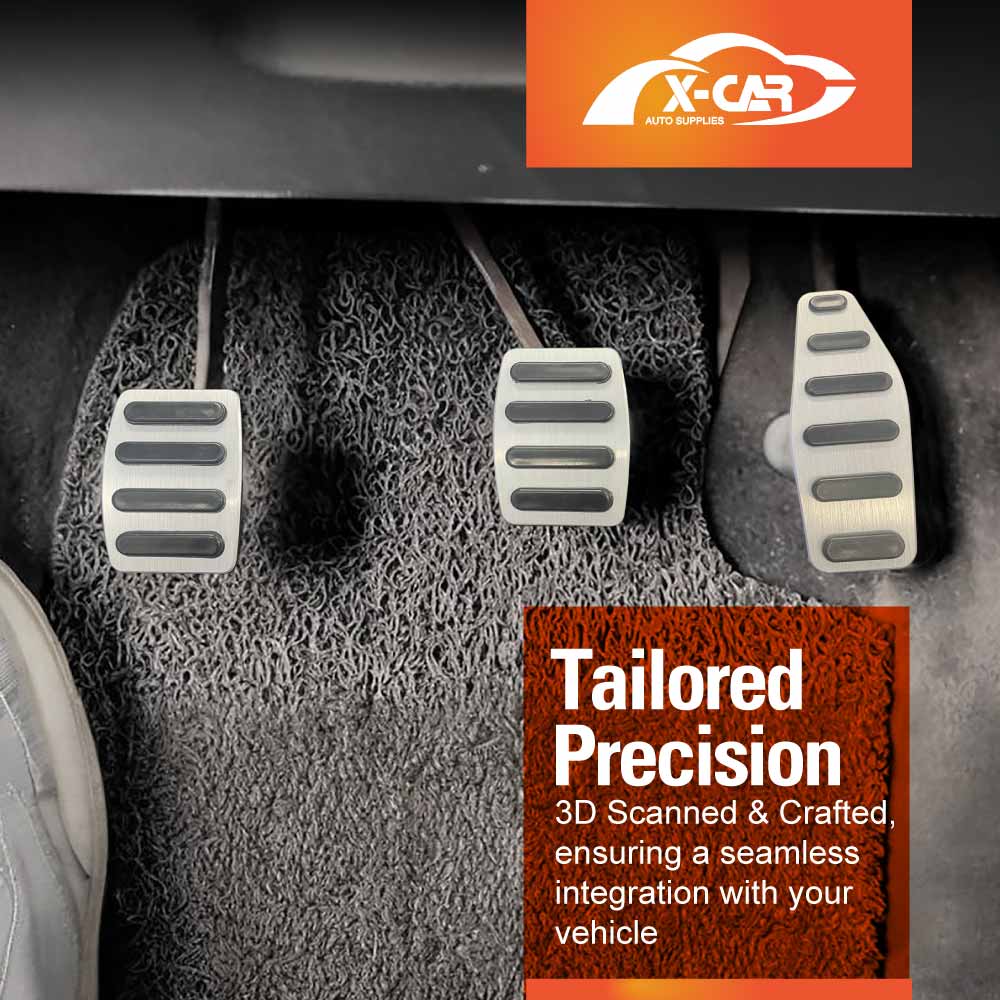 Foot Pedals Pads Cover Set for Suzuki Jimny Manual 2018-Onwards Aluminum Non-Slip Anti-Slip Accelerator Brake Clutch