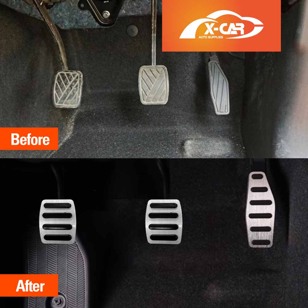 Foot Pedals Pads Cover Set for Suzuki Jimny Manual 2018-Onwards Aluminum Non-Slip Anti-Slip Accelerator Brake Clutch