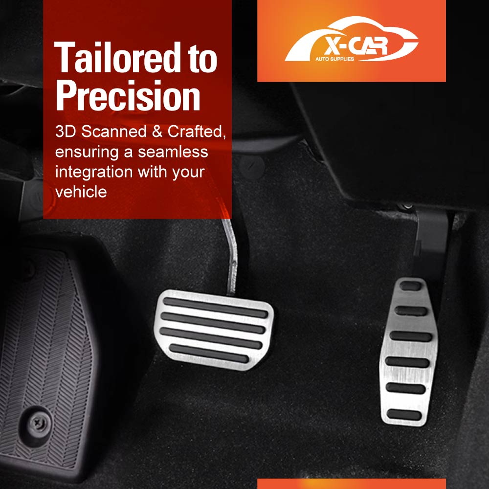 Foot Pedals Pads Cover for Suzuki Jimny Auto 2018-Onwards Aluminum Non-Slip Anti-Slip Accelerator Brake