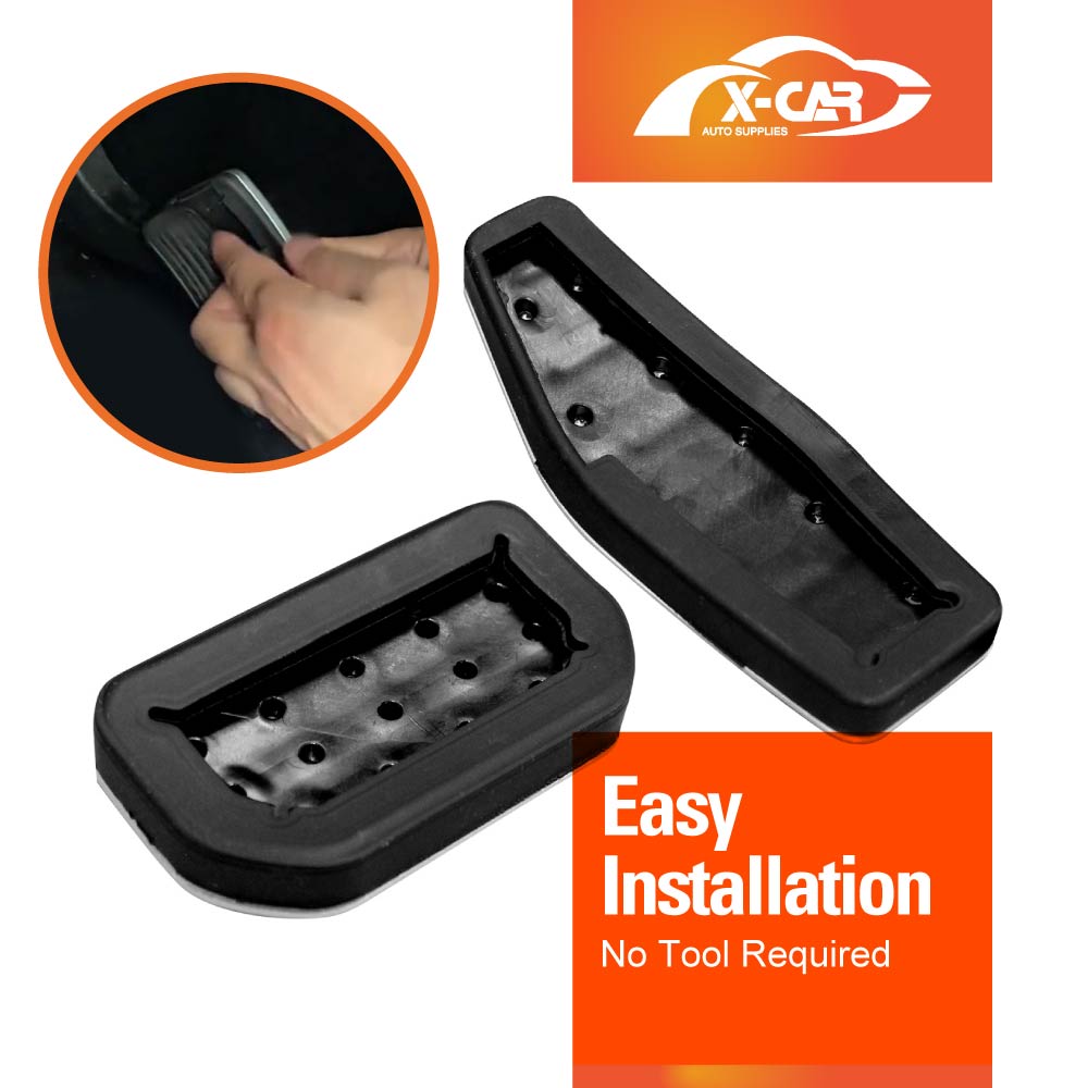 Foot Pedals Pads Cover for Suzuki Jimny Auto 2018-Onwards Aluminum Non-Slip Anti-Slip Accelerator Brake