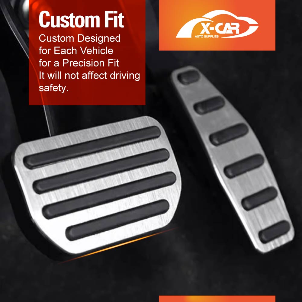 Foot Pedals Pads Cover for Suzuki Jimny Auto 2018-Onwards Aluminum Non-Slip Anti-Slip Accelerator Brake