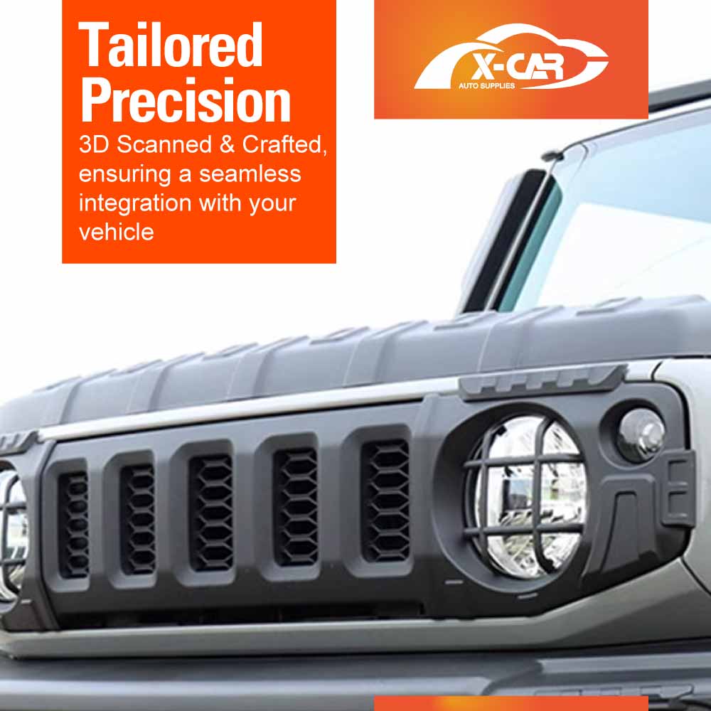 Head Light Trim for Suzuki Jimny 2018-2025 Matt Black Front Light Frame Cover Guard Set of 2