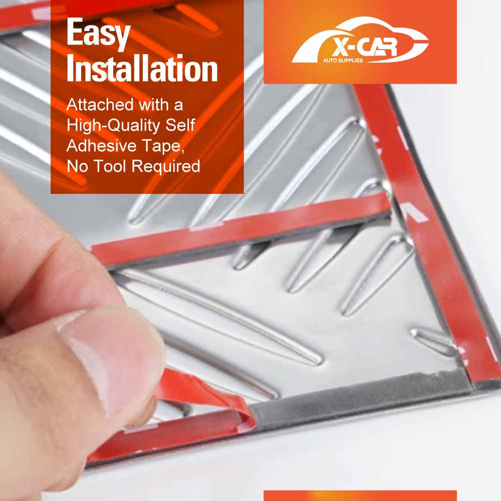 Rear Bumper Guard & Boot Sill Protector Panel for Suzuki Jimny XL 5-Door 2023-Onwards Carbon Fiber Style Scuff Plate Accessories