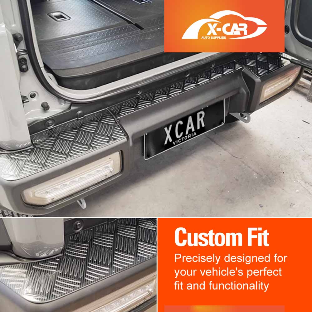 Rear Bumper Guard Trunk Panel Trim for Suzuki Jimny XL 5-Door 2023-Onwards Carbon Fiber Style Trunk Protector Cover  Accessories
