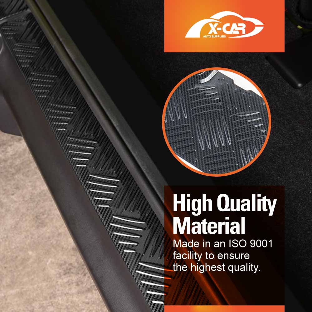 Rear Bumper Guard Trunk Panel Trim for Suzuki Jimny XL 5-Door 2023-Onwards Carbon Fiber Style Trunk Protector Cover  Accessories