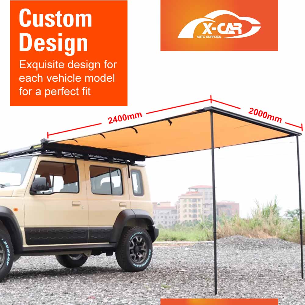Roof Rack with Side Awning Set for Suzuki Jimny XL 5-Door 2023-Onwards Multi-Functional Expansion Platform 4WD Off-Road Acessories