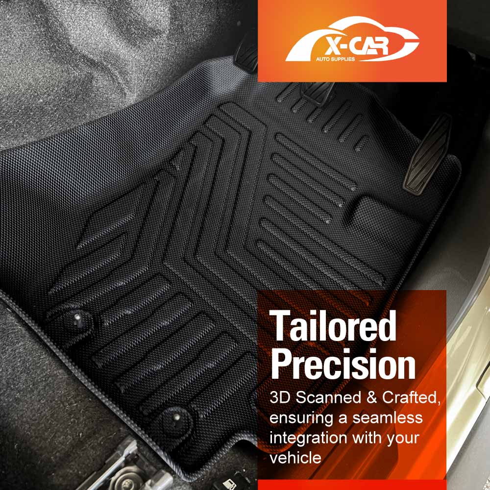 Floor Mat Boot Liner Back Seat Protector for Suzuki Jimny XL 5-Door 2023-2025 Manual Transmission Heavy Duty Cargo Car Trunk Kick Mats Cover