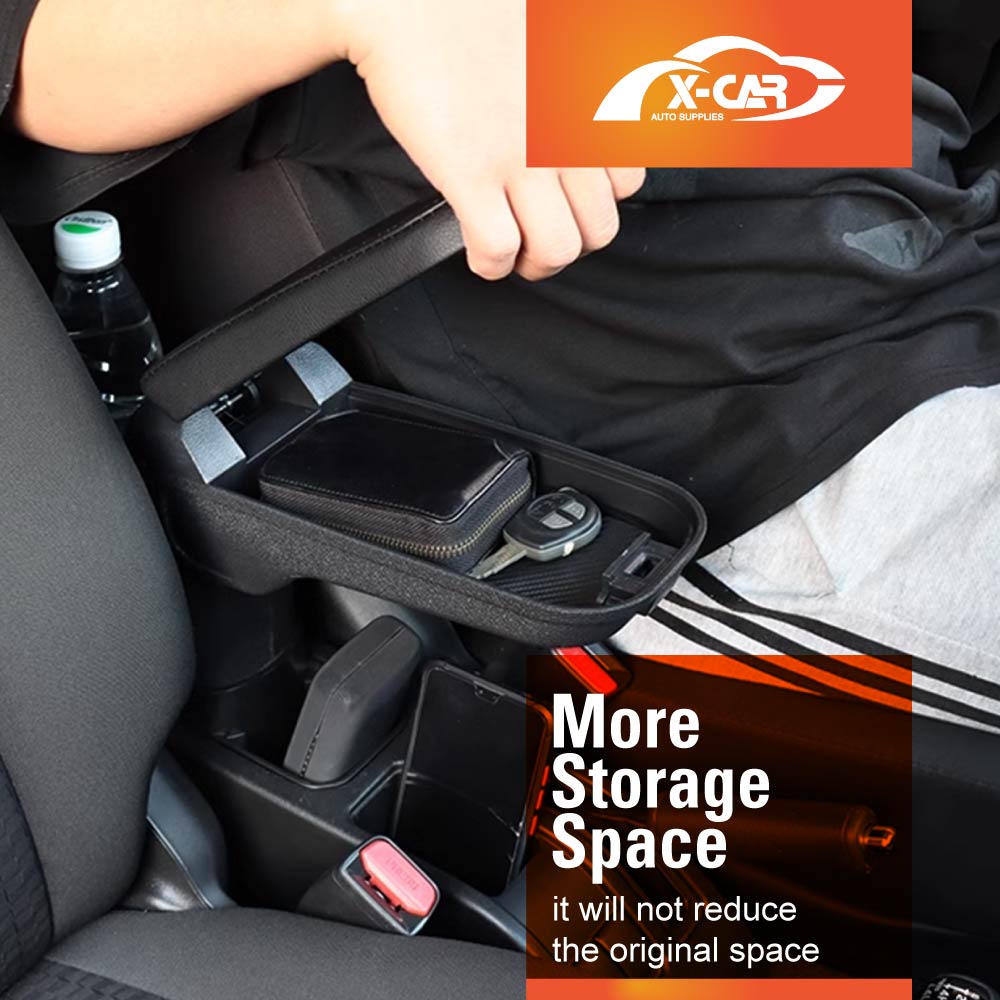 Central Armrest Storage Box with Cup Holder for Suzuki Jimny XL 5-Door 2023-2025 Arm Rest Car Interior Accessories