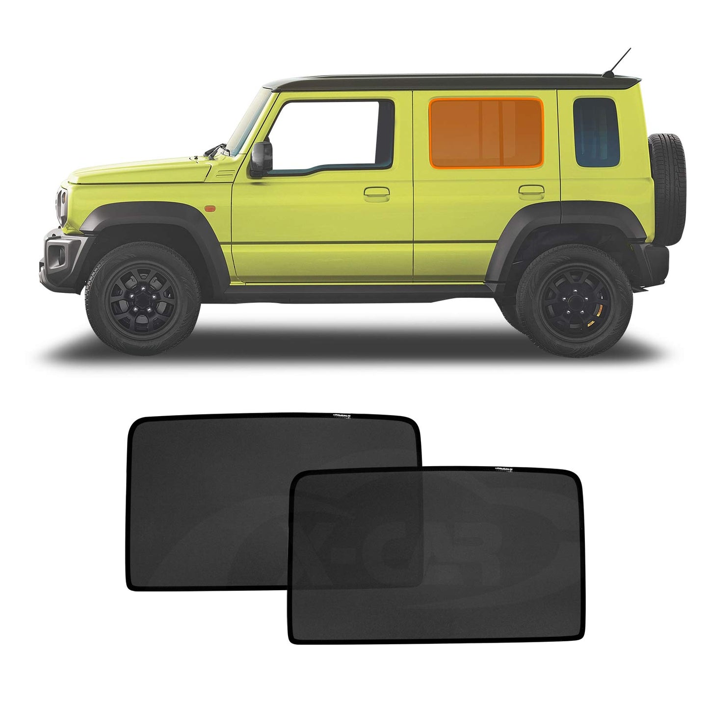 Rear Window Sun Shade for Suzuki Jimny XL 5-Door 2023-2025 Car Sun Blind Mesh