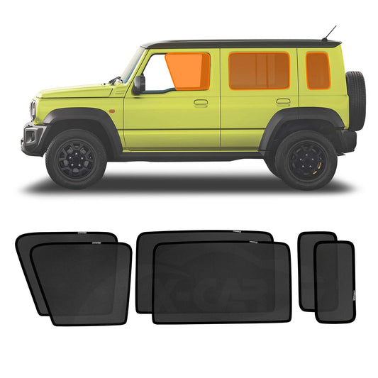 Car Window Sun Shade for Suzuki Jimny XL 5-Door 2023-2025 Sun Blind Mesh Rear Side