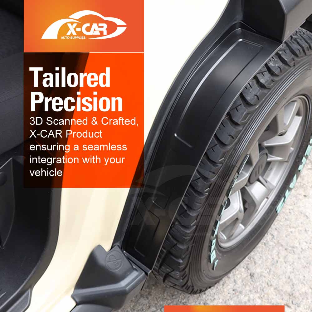 Rear Door Arch Mud Flaps for Suzuki Jimny XL 5-Door 2023-Onwards Splash Guards Mudguard Trim Exterior Accessories Set of 2