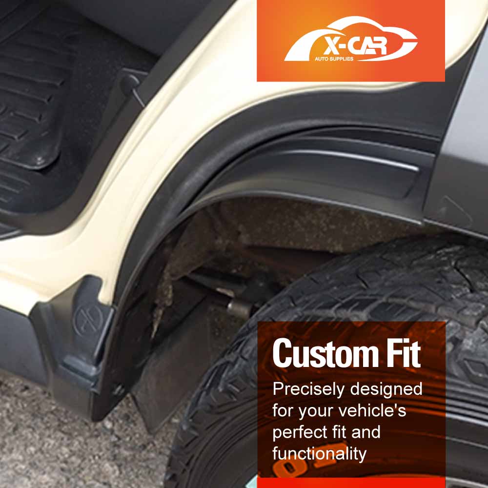 Rear Door Arch Mud Flaps for Suzuki Jimny XL 5-Door 2023-Onwards Splash Guards Mudguard Trim Exterior Accessories Set of 2