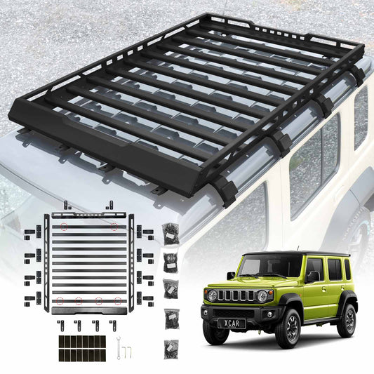 Roof Luggage Rack for Suzuki Jimny XL 5-Door 2023-2025 Multi-Functional Expansion Platform Aluminum Alloy