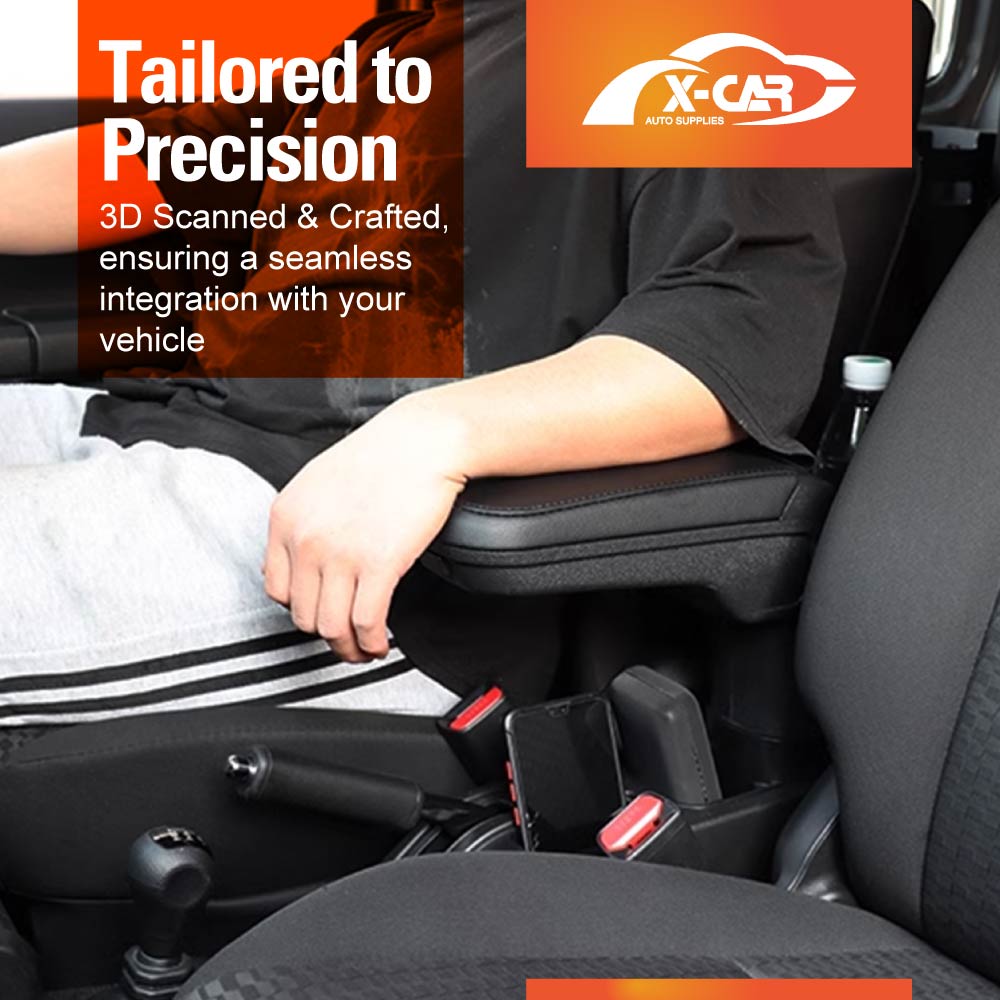 Central Armrest Storage Box with Cup Holder for Suzuki Jimny 3-Door 2018-2025 Arm Rest Car Interior Accessories