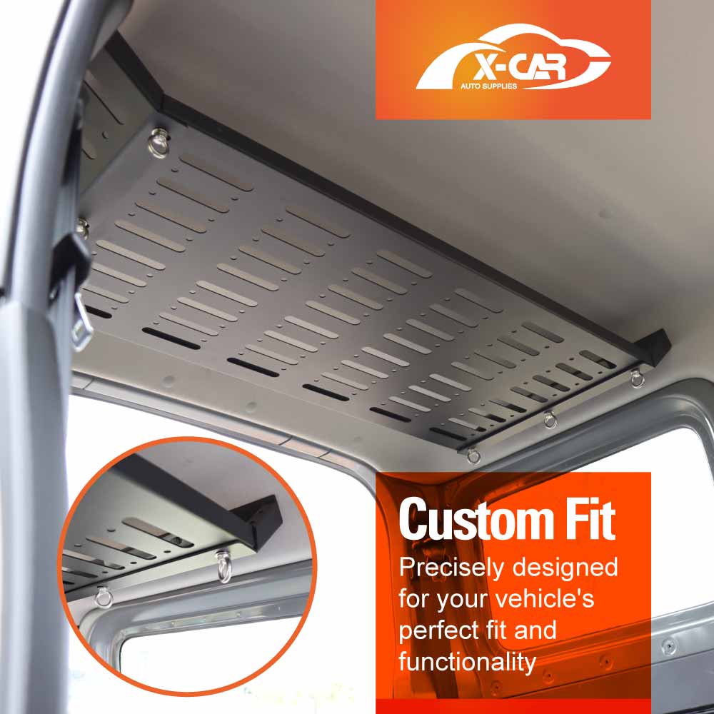 Rear Rack Storage Celling Shelf for Suzuki Jimny 3-Door 2018-2025 Internal Trunk Expansion Durable Interior Bracket Luggage Organizer