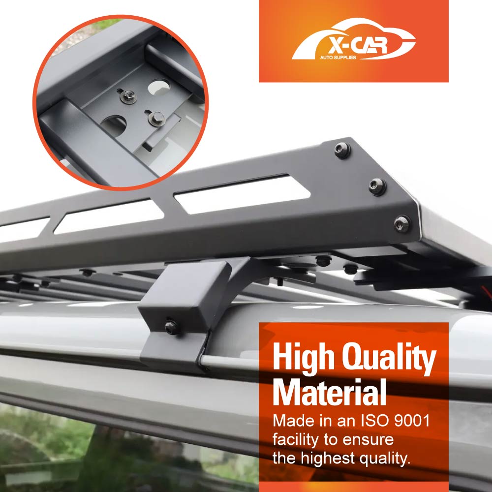 Roof Rack with Side Awning Set for Suzuki Jimny 3-Door 2018-Onwards Multi-Functional Expansion Platform 4WD Off-Road Acessories