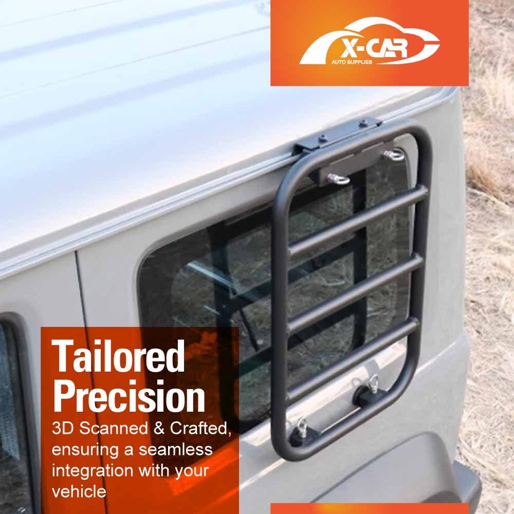 Side Ladder For Suzuki Jimny 3-Door 2018-2025 Rear Window Car Extension Climbing Ladder Protective Frames Accessories