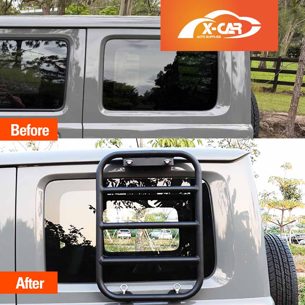 Side Ladder For Suzuki Jimny 3-Door 2018-2025 Rear Window Car Extension Climbing Ladder Protective Frames Accessories