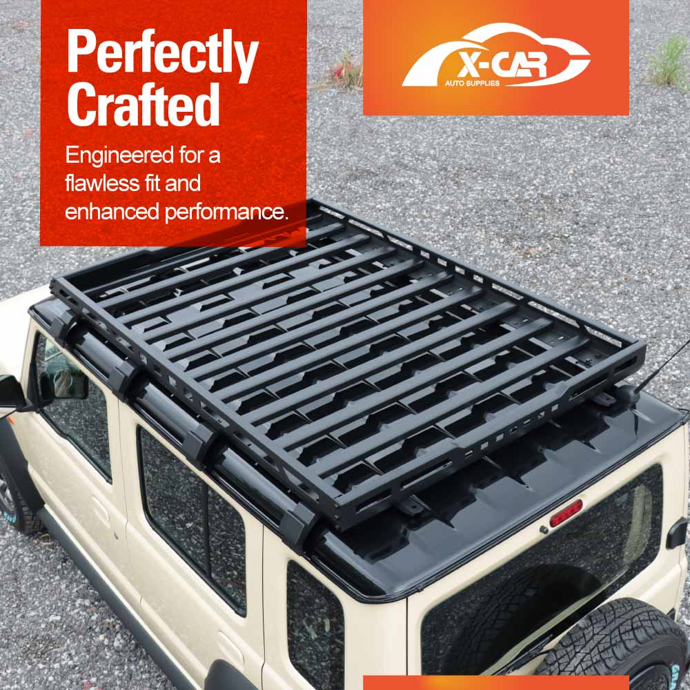 Roof Rack with Side Awning Set for Suzuki Jimny XL 5-Door 2023-Onwards Multi-Functional Expansion Platform 4WD Off-Road Acessories
