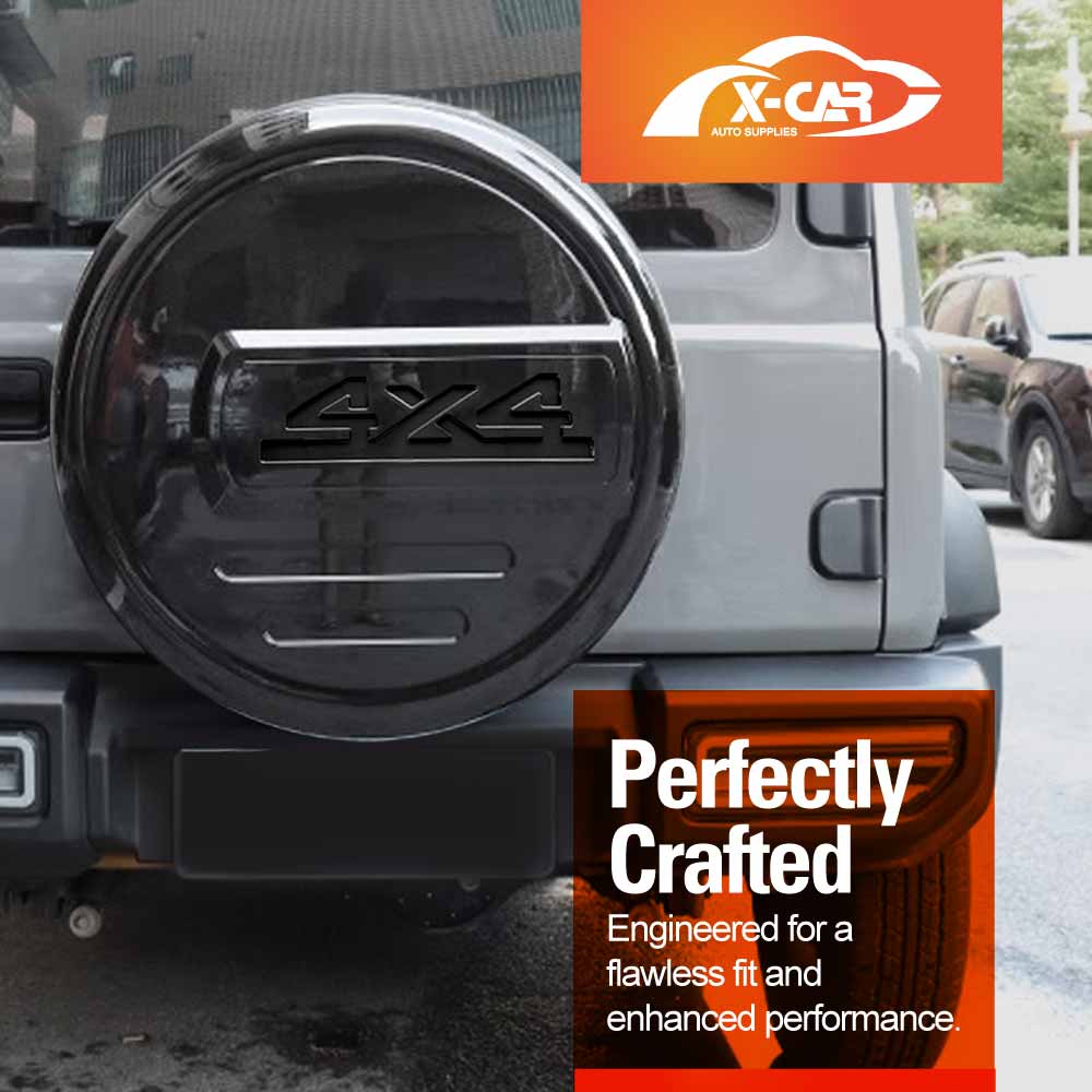 Spare Wheel Cover for Suzuki Jimny 3-Door 2018-Onwards Spare Tire Protective Cover Glossy Black Exterior Modification Accessories